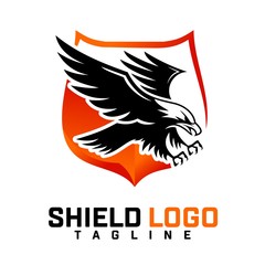 Obraz premium shield logo