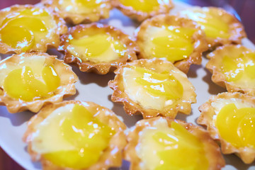 tartlet with jam
