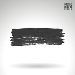 Brush stroke and texture. Vector design. Underline and border.