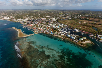 Guadeloupe, Saint-François vue from above