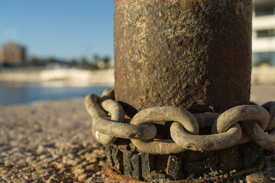 Chain And Bollard Images – Browse 2,199 Stock Photos, Vectors, and