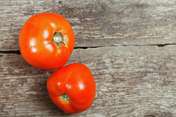 Two tomatoes