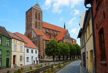 Fototapeta na wymiar Nikolaikirche Wismar