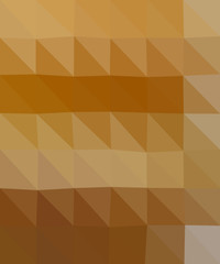 Brown multicolor triangle.