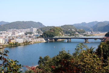 Fototapeta na wymiar Inuyama Bridge