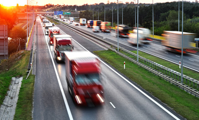 Four lane controlled-access highway in Poland