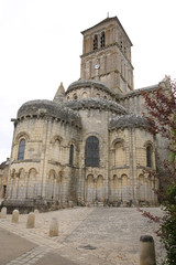 Fototapeta na wymiar Historic church in Chauvigny, France