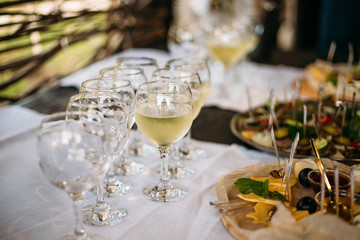 popular Ukrainian dishes on the table, food photography