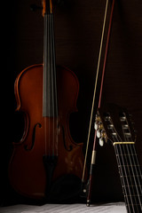 Fototapeta premium Guitar and Violin