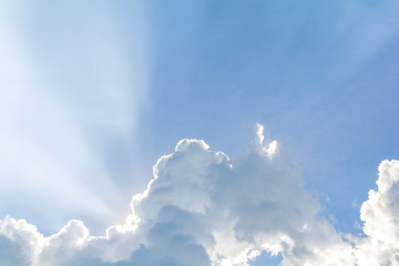 Blue sky clouds in the day