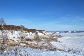 winter landscape in Siberia