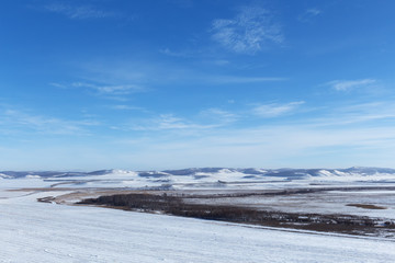 winter landscape in Siberia