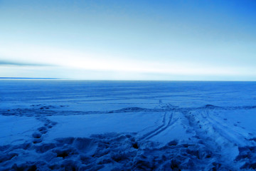 Winter Evening Landscape