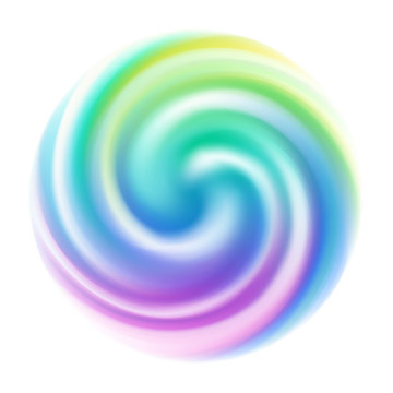 Colorful spiral blur swirl background.