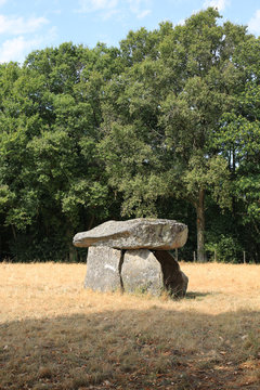 The prehistoric Dolmen of Bagnol in France