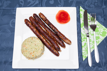 Dinner on a plate
