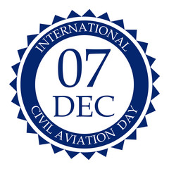 International Civil Aviation Day.
