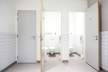 public toilet for men and shower