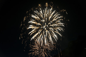 Fireworks at Lecco (Italy)
