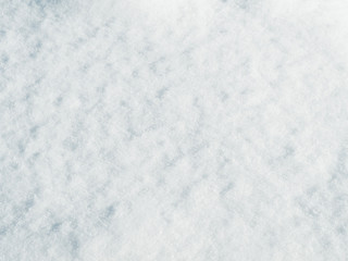Frosty winter day, blue and white snow texture, fresh white snow, fluffy snow background