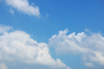 blue sky with cloud background
