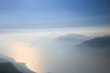 garda lake from monte baldo