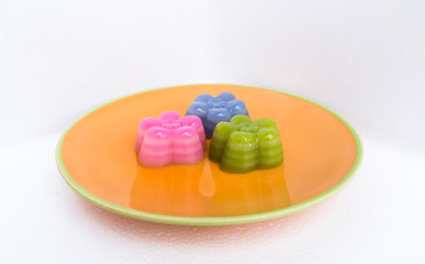 close up of thai dessert,thai