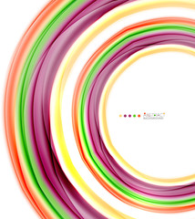 Fototapeta premium Abstract wave template
