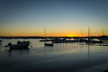 Fototapeta na wymiar Sonnenuntergang auf Formentera 
