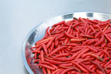 Red chili peppers
