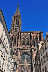 Strasburgo - Strasbourg, la Cattedrale, Alsazia