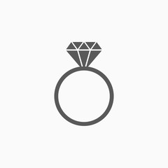 diamond ring icon