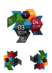 Paper infographic elements