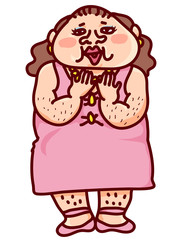 女装趣味のおじさん