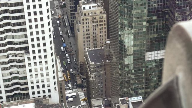 New York City Stra&szlig;e von oben
