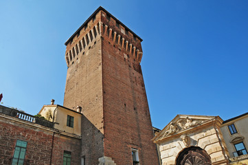 Fototapeta na wymiar Vicenza, la torre del Castello