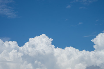 Naklejka na ściany i meble Blue sky with clouds background, nature background , background