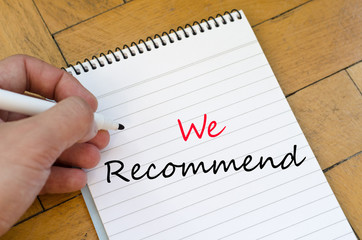 We recommend concept on notebook