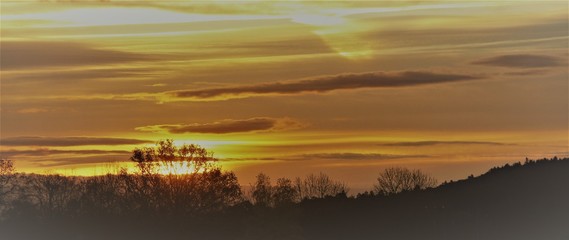 levé de soleil en Automne