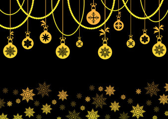 Fototapeta na wymiar decorative snowflake background, winter and Christmas theme, vector