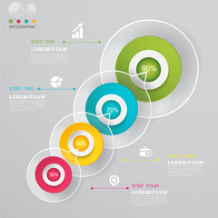 Fototapeta na wymiar Talk buble Modern Infographic design element banner. can used for banner,data,presentation business,chart, workflow layout,brochure,leaflet ,web design, number options.Vector illustration.