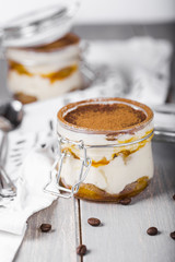 Tiramisu in a jar