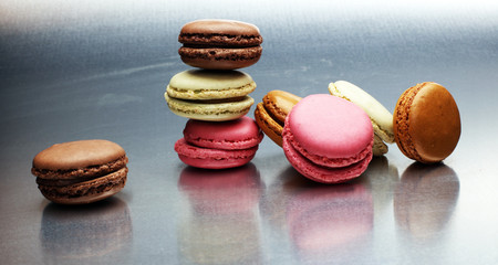 French macaroons .Dessert