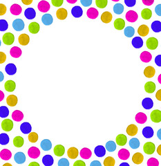 Birthday confetti rounds.