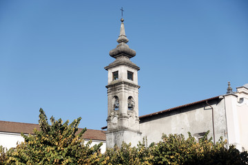 Obraz premium Architectural detail in Verbania, Piedmont, Italy