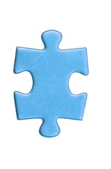 puzzle pieces on white background