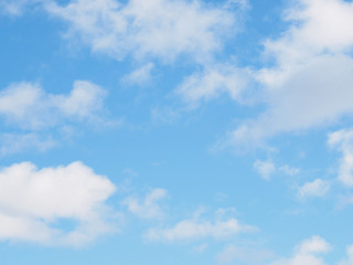 Blue sky with clouds for background use