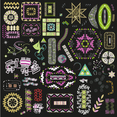 Ethnic handmade ornament for your design