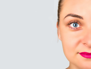 Obraz premium Part woman face
