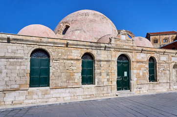 Dome of the mosque on the island of Crete, Greece .